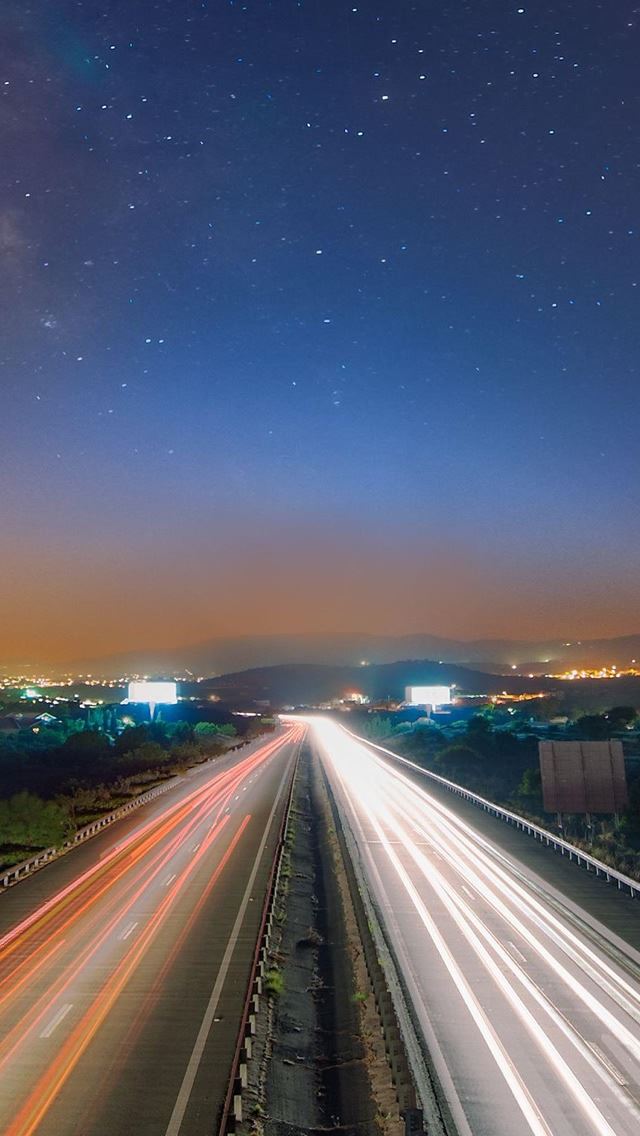 640x1136 Long Exposure Light Trails - long iPhone Wallpaper