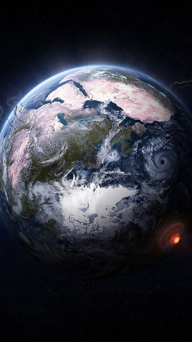 640x1136 Fantasy Outer Space Earth Planet - fantasy iPhone Wallpaper