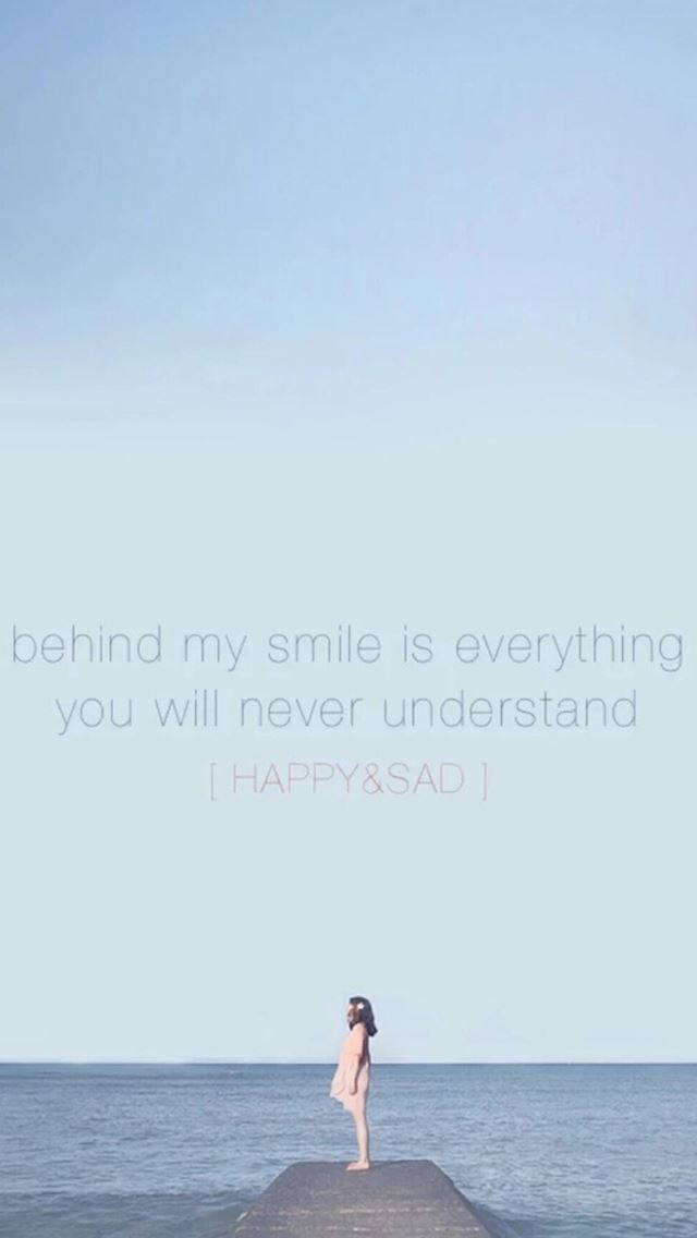 640x1136 Nature Facing Vast Ocean Text Quotes Art - romantic iPhone Wallpaper