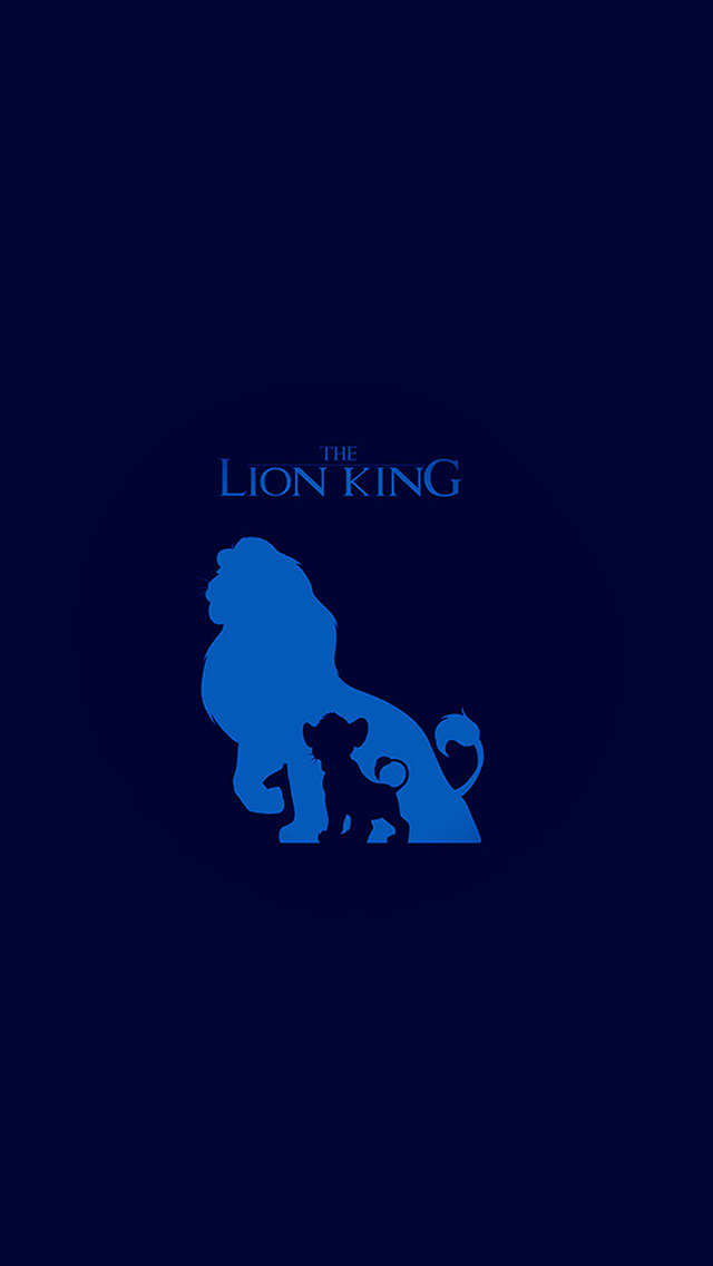 The Lion King Blur Minimal Art iPhone wallpaper 