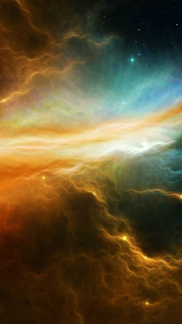 640x1136 Fantasy Shiny Starry Nebula Cloudy Skyview - nebula iPhone Wallpaper