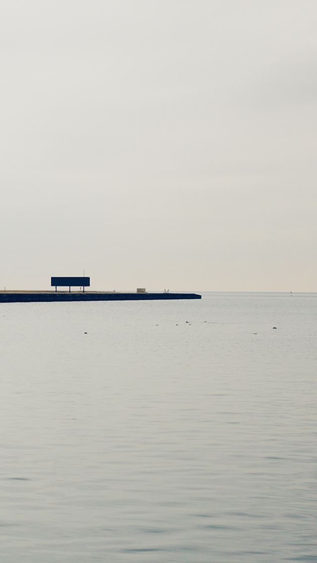 640x1136 Nature Wild Vast Minimal Water Surface - wooden bridge iPhone Wallpaper