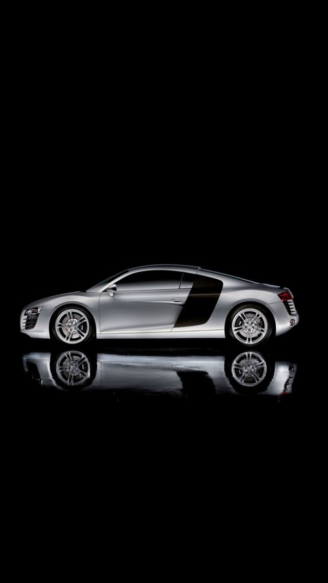 640x1136 Cool Audi R8 Concept Car - shadow iPhone Wallpaper