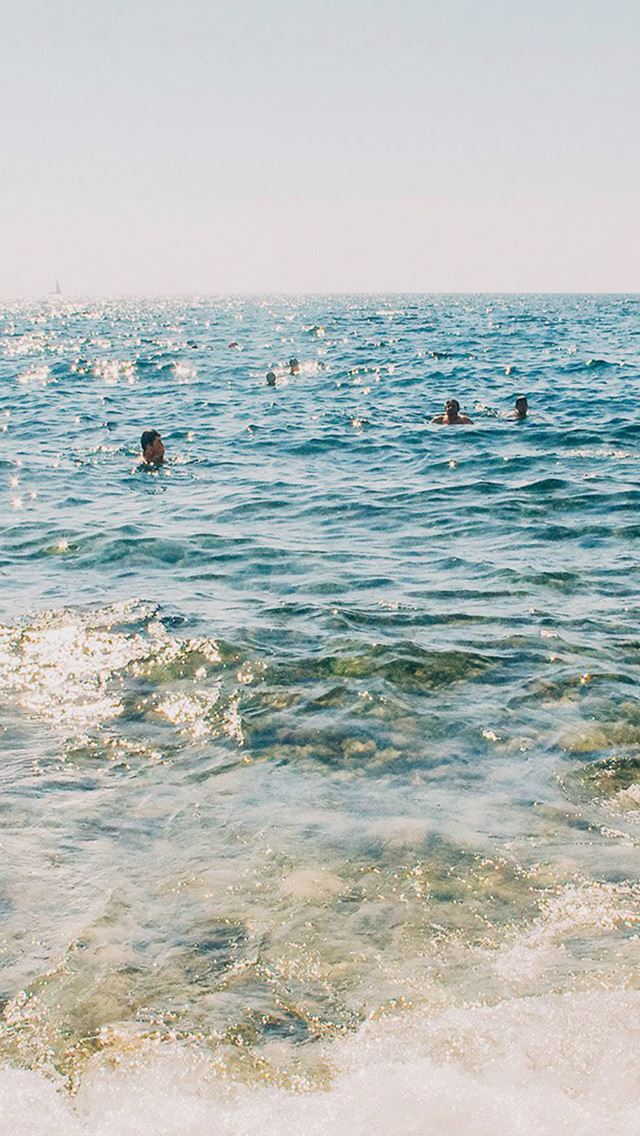 640x1136 Beach Vacation Swim Ocean Sea Summer Nature - swim iPhone Wallpaper