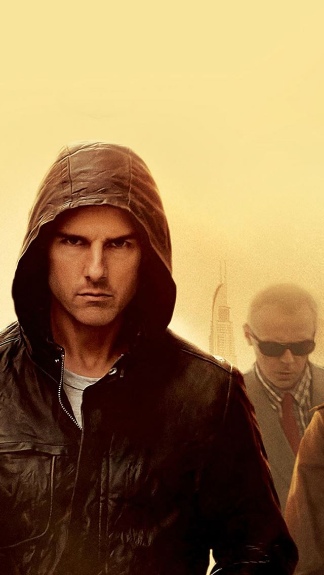640x1136 Mission Impossible Tom Cruise Film Art Yellow - actor iPhone Wallpaper