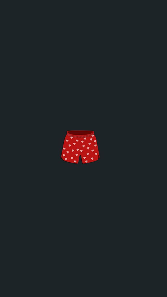 640x1136 Minimal Red Pants Dark Illust Art - illust iPhone Wallpaper