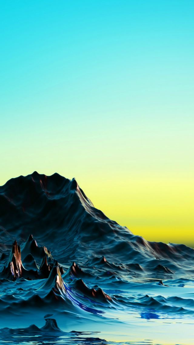 640x1136 Rock Mountains Blue Sky View Landscape - hill iPhone Wallpaper