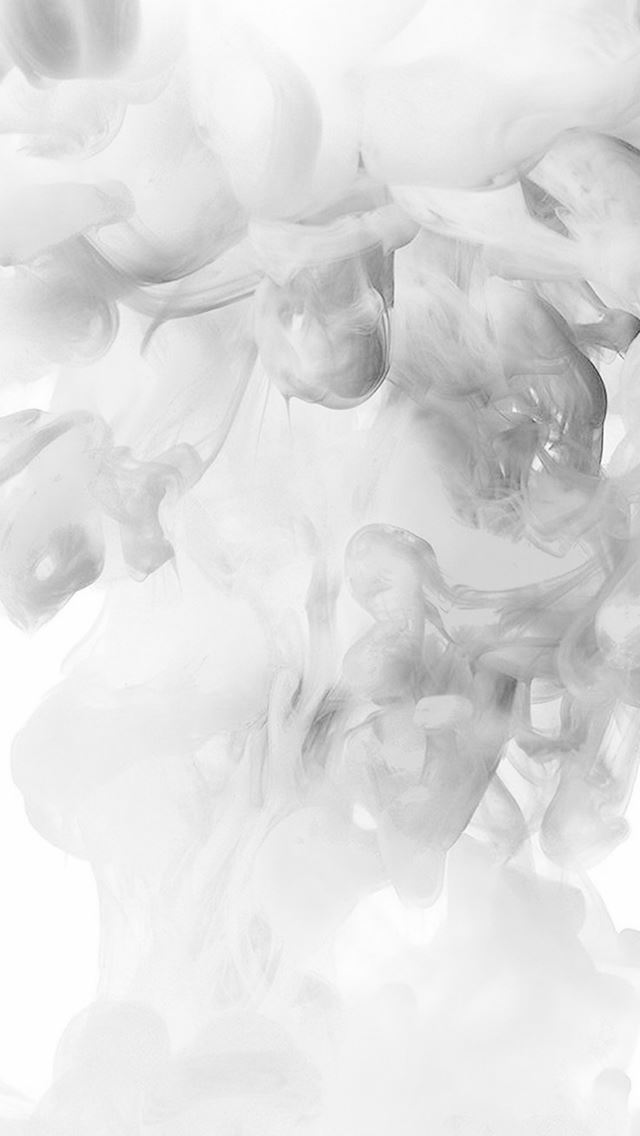 1284x2778 Smoke White Abstract Fog Art Illust - simple iPhone Wallpaper