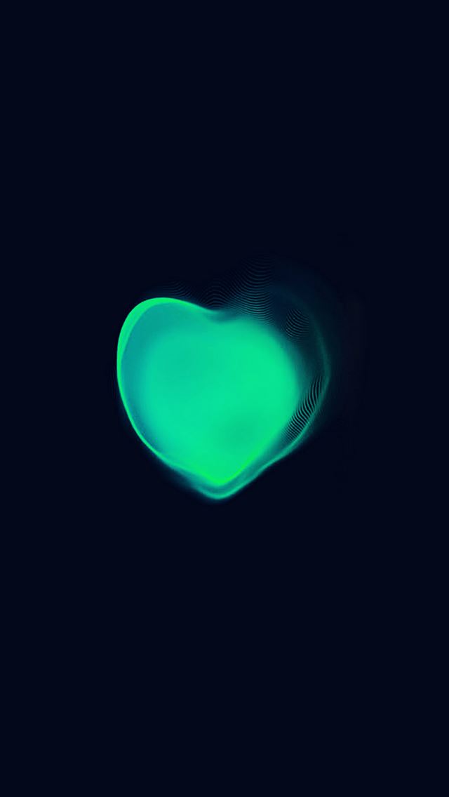 640x1136 Love Applewatch Art Green Illust Dark - simple iPhone Wallpaper
