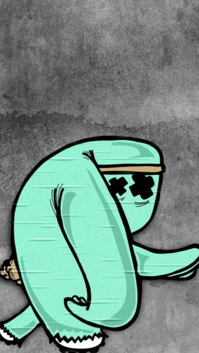 640x1136 Abstract Fun Cartoon Art - monster iPhone Wallpaper