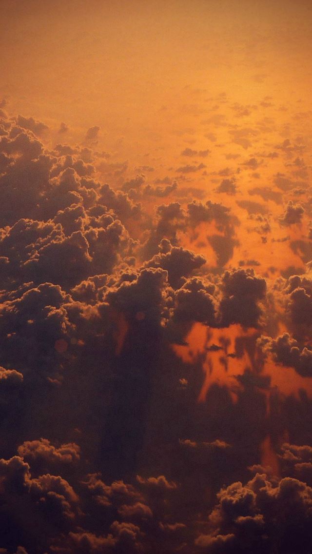 640x1136 Cloud Sky Fly Sunset Red Nature Flare - shining iPhone Wallpaper