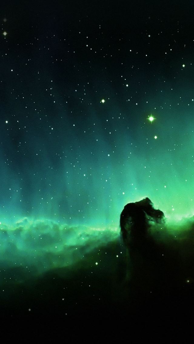 640x1136 Horse Head Blue Nebula Sky Space Stars - nebula iPhone Wallpaper