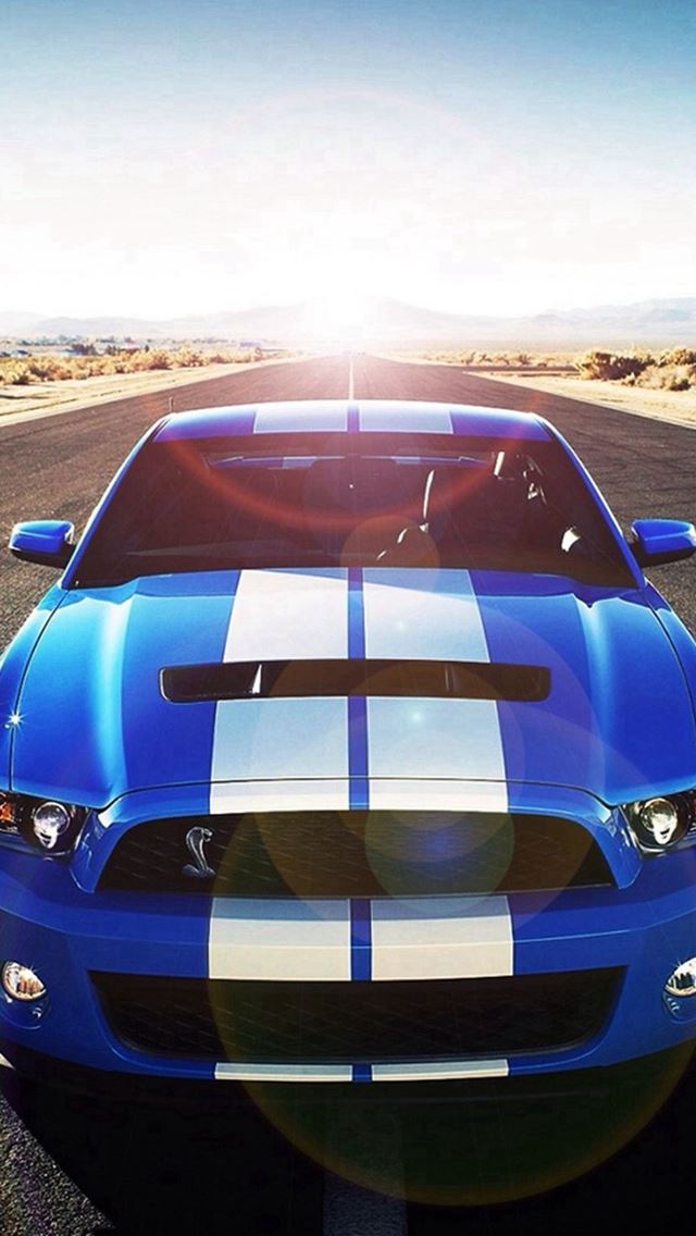 640x1136 Sunshine Road Blue Cool Car - auto iPhone Wallpaper
