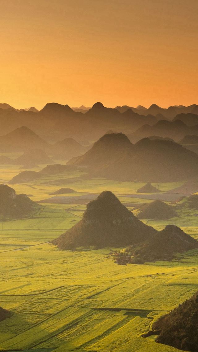 640x1136 Unique Beautiful Farmland - plain iPhone Wallpaper