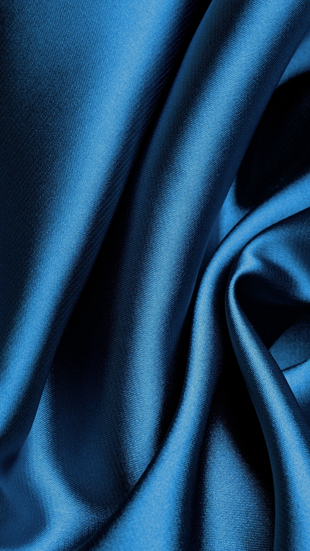 Blue Silk Fabric Texture iPhone wallpaper 