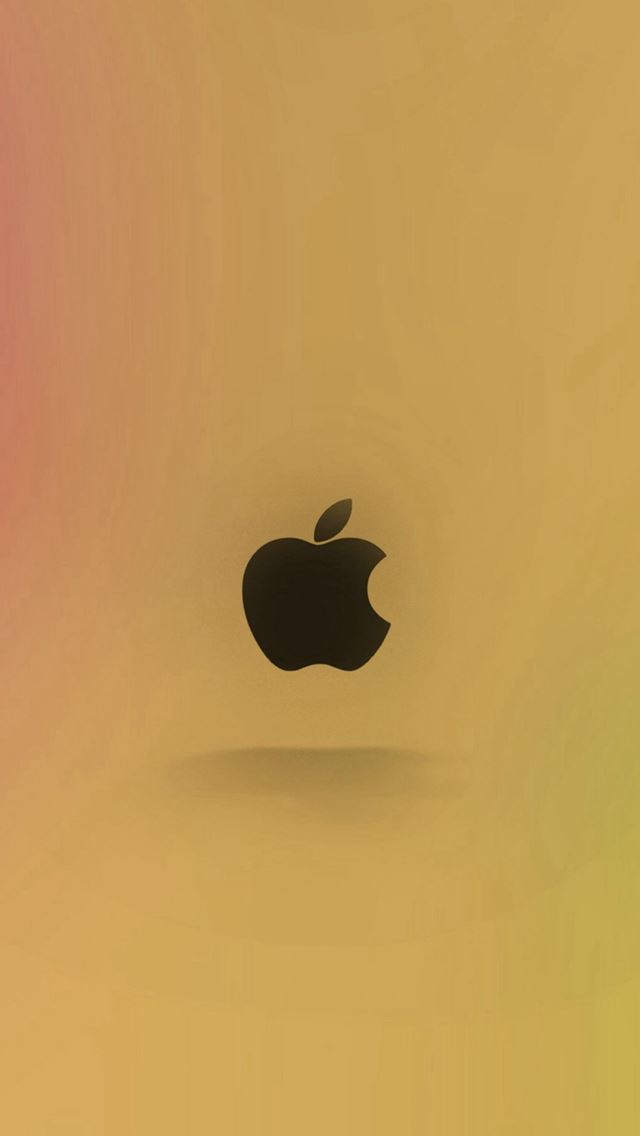 640x1136 Apple Logo Love Mania Rainbow - simple iPhone Wallpaper