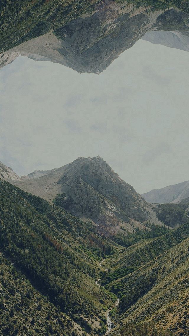 640x1136 Mountain Earth Top Nature Art Dark Green - top iPhone Wallpaper