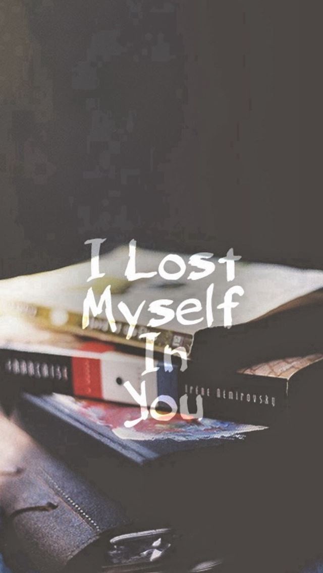 640x1136 I Lost Myself In You - retro iPhone Wallpaper