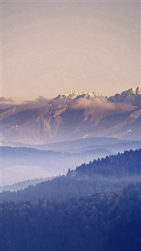 Mountain Peace Blue Sky Nature wallpaper