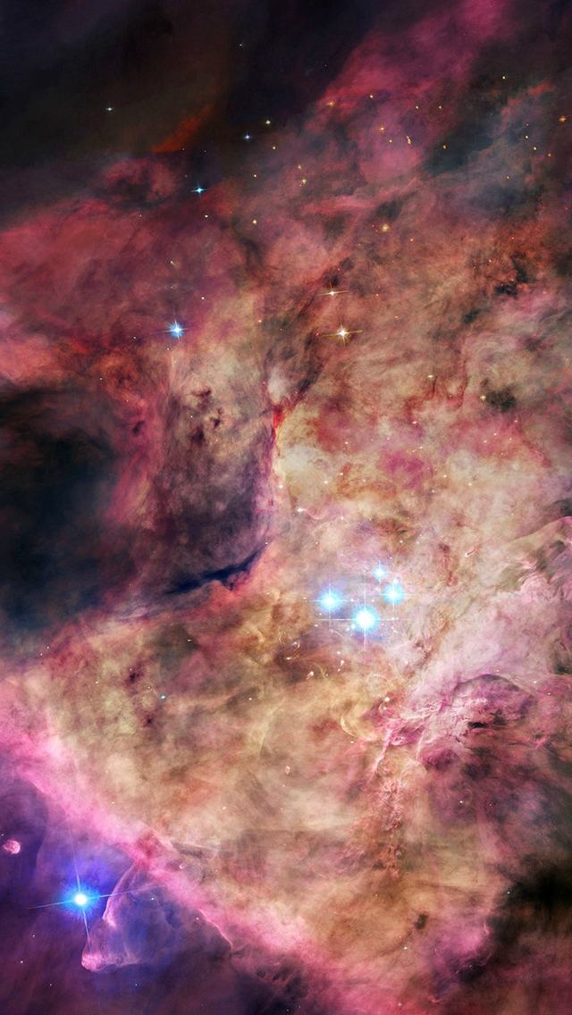Space Andromeda Galaxy Star Art iPhone wallpaper 