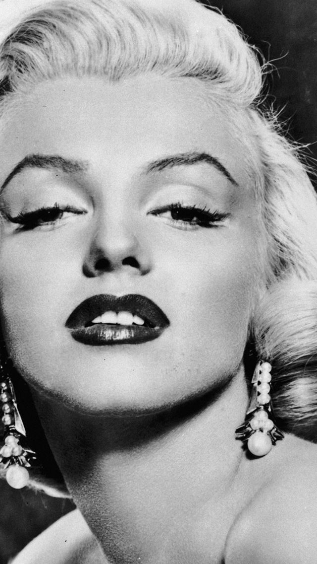 640x1136 Marilyn Monroe Sexy Classic Face Portrait - relax iPhone Wallpaper