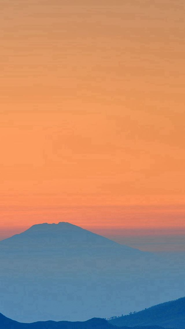 640x1136 Landscape Sunrise Mountain Nature Red Blue - sunrise iPhone Wallpaper