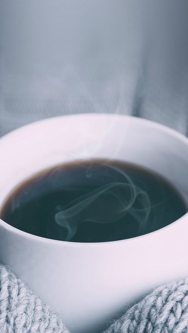 640x1136 Hot Coffee City Life Winter -  iPhone Wallpaper