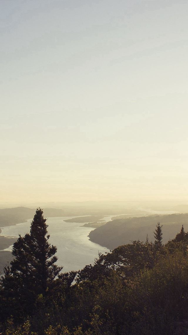 640x1136 Mountain View Nature River Sky Shine Summer - river iPhone Wallpaper