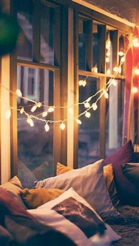 Christmas Lights Interior Decoration wallpaper