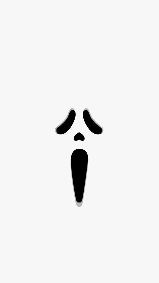 640x1136 Scream Film Illust Minimal Artwork - film iPhone Wallpaper