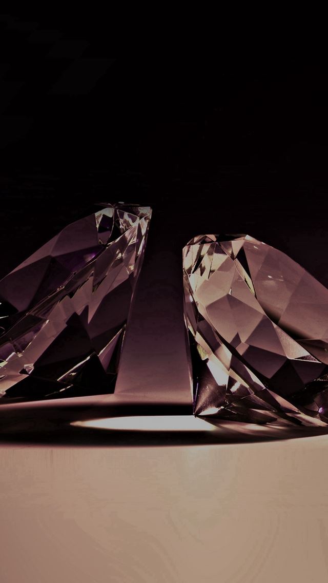 640x1136 Diamond Two Art - shadow iPhone Wallpaper