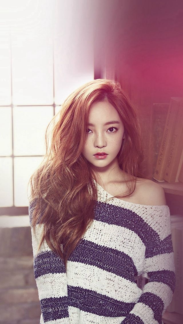 640x1136 Goo Ha Ra Kpop Girl Music Flare Red - flare iPhone Wallpaper