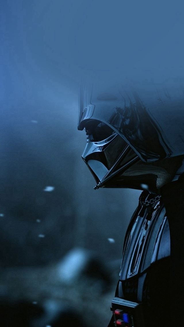 640x1136 Starwars Darth Vader Art Film Blue - movie iPhone Wallpaper