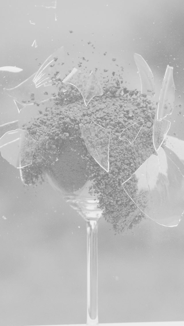 640x1136 Glass Breaking Nature Art White - soil iPhone Wallpaper