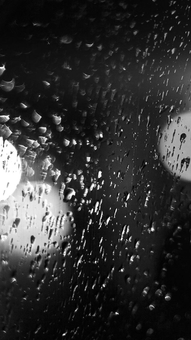 640x1136 Rainy Night Drops Bokeh Dark Pattern - flare iPhone Wallpaper