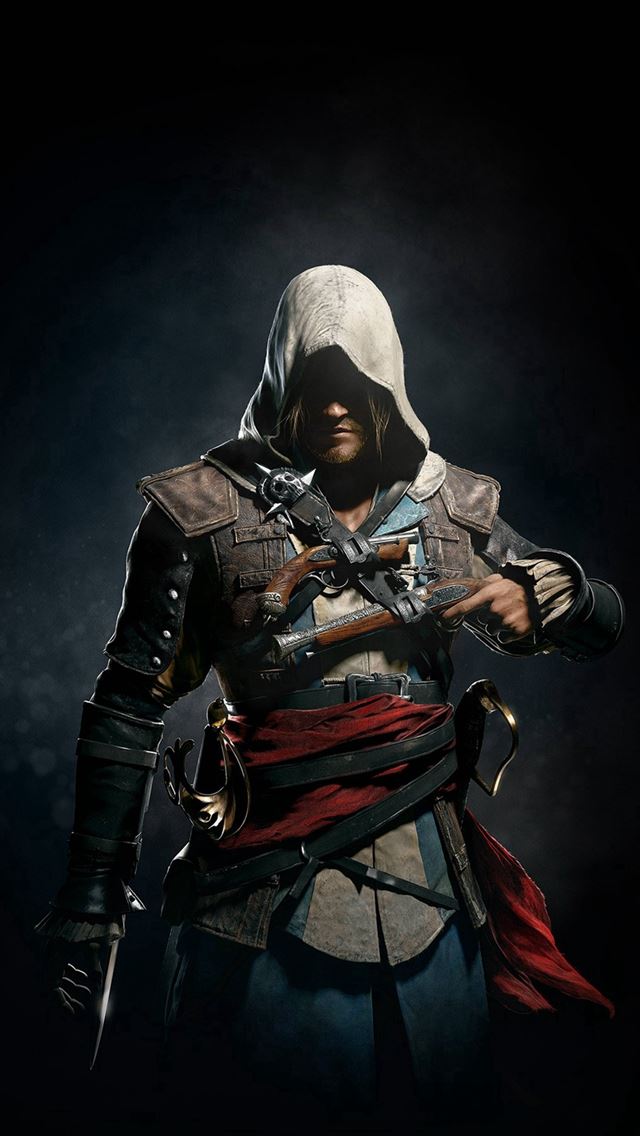 640x1136 Assassins Creed 4 Dark Game Art Illust -  iPhone Wallpaper