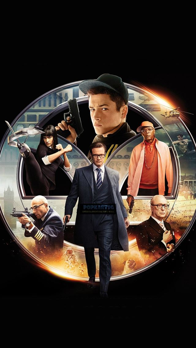 640x1136 Kingsman Secret Service Film Art Poster - ads iPhone Wallpaper