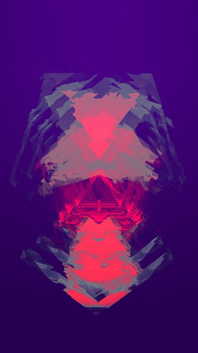 640x1136 Darkflow Purple Digital Abstract Art Pattern - paint iPhone Wallpaper
