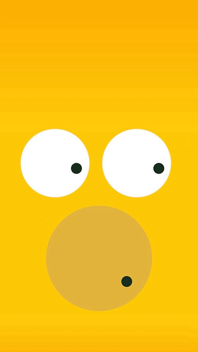 640x1136 Circles Homer Simpson Illust Minimal Art - minimal iPhone Wallpaper