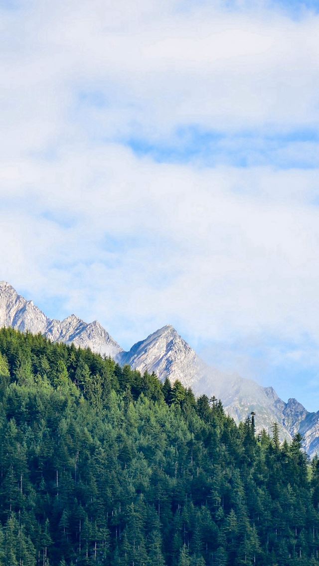 640x1136 Nature Mountain Sky Blue Green Sunny Summer - hill iPhone Wallpaper