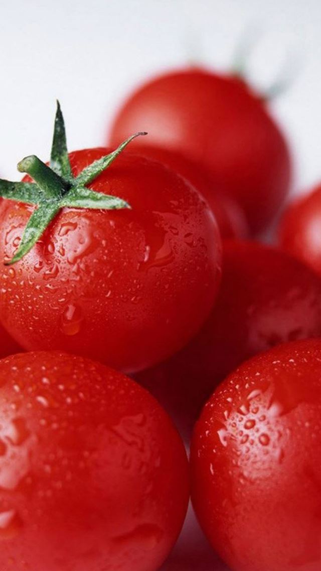 640x1136 Fresh Dew Cherry Potatoes - fruit iPhone Wallpaper