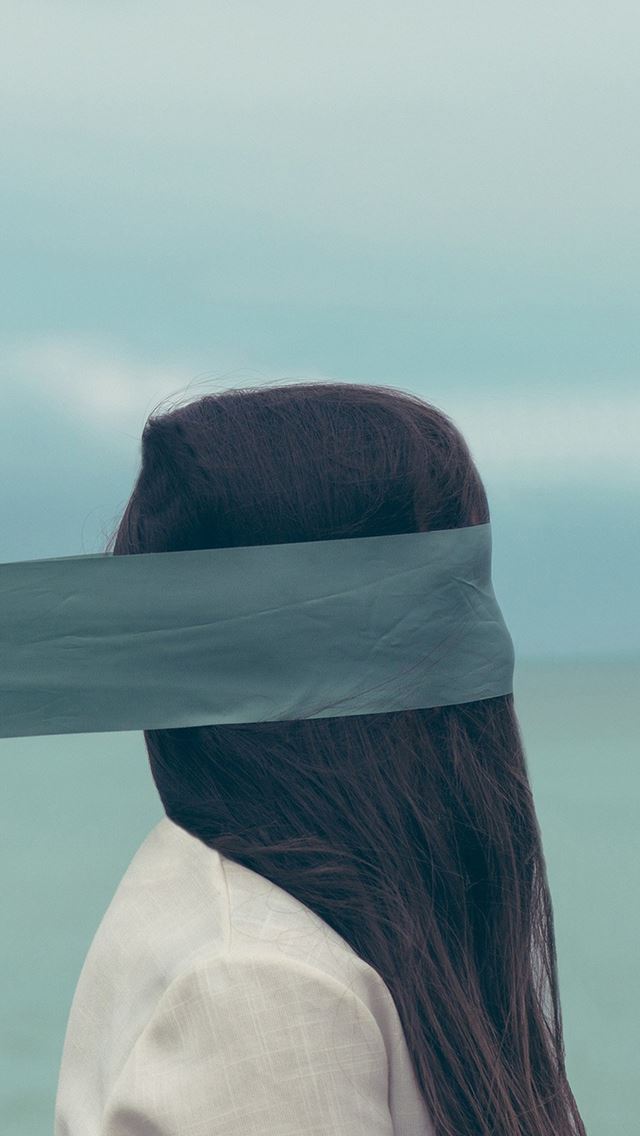640x1136 Blind Me Sea Art - simple iPhone Wallpaper