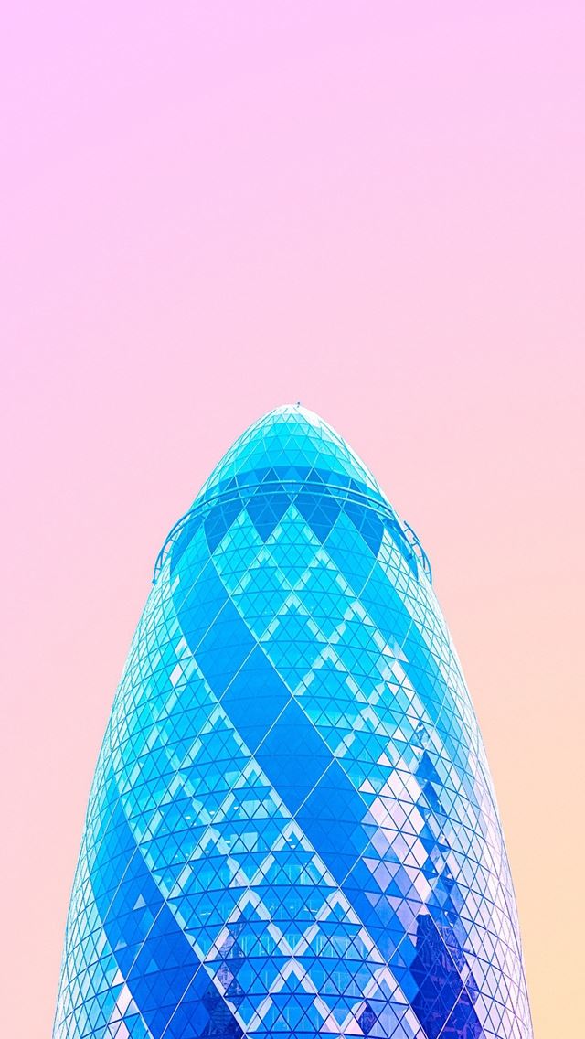 640x1136 The Gherkin 30 St Mary Axe Colorful - pure iPhone Wallpaper