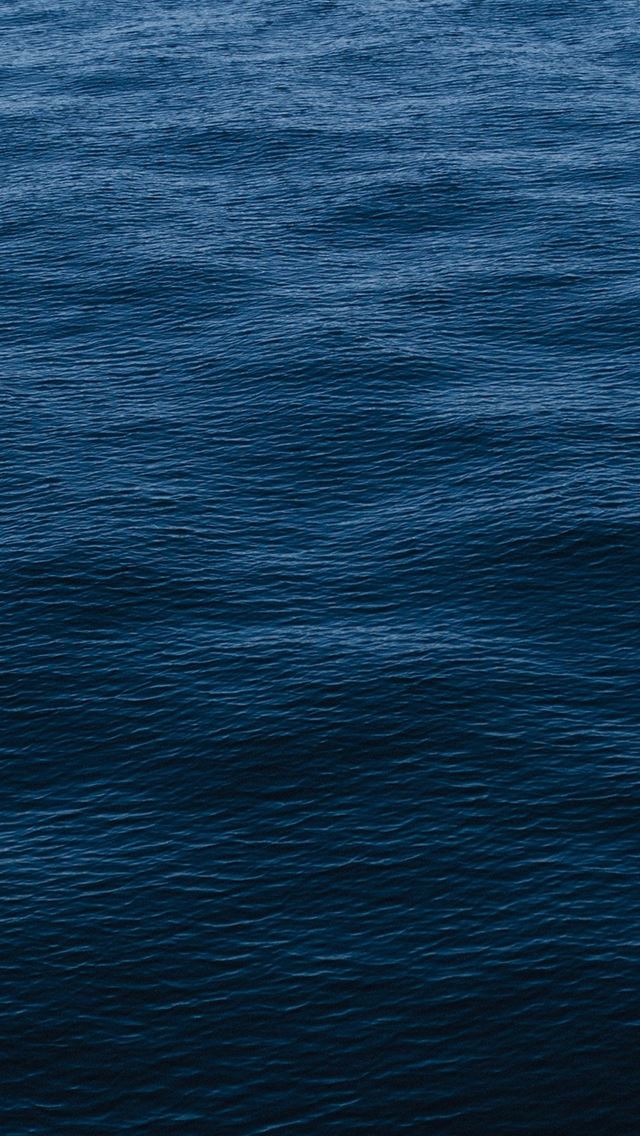 640x1136 Wave Dark Ocean Sea Blue Pattern - sea iPhone Wallpaper