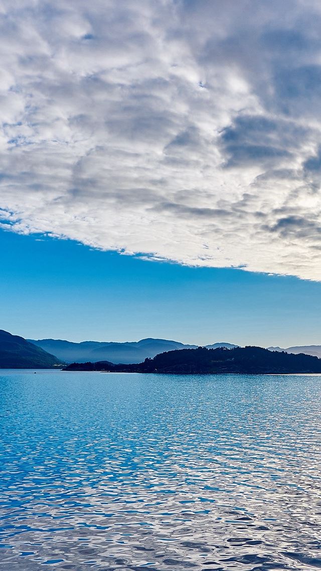 640x1136 Lake Mountain Summer Nature Blue Healing Cloud - lake iPhone Wallpaper