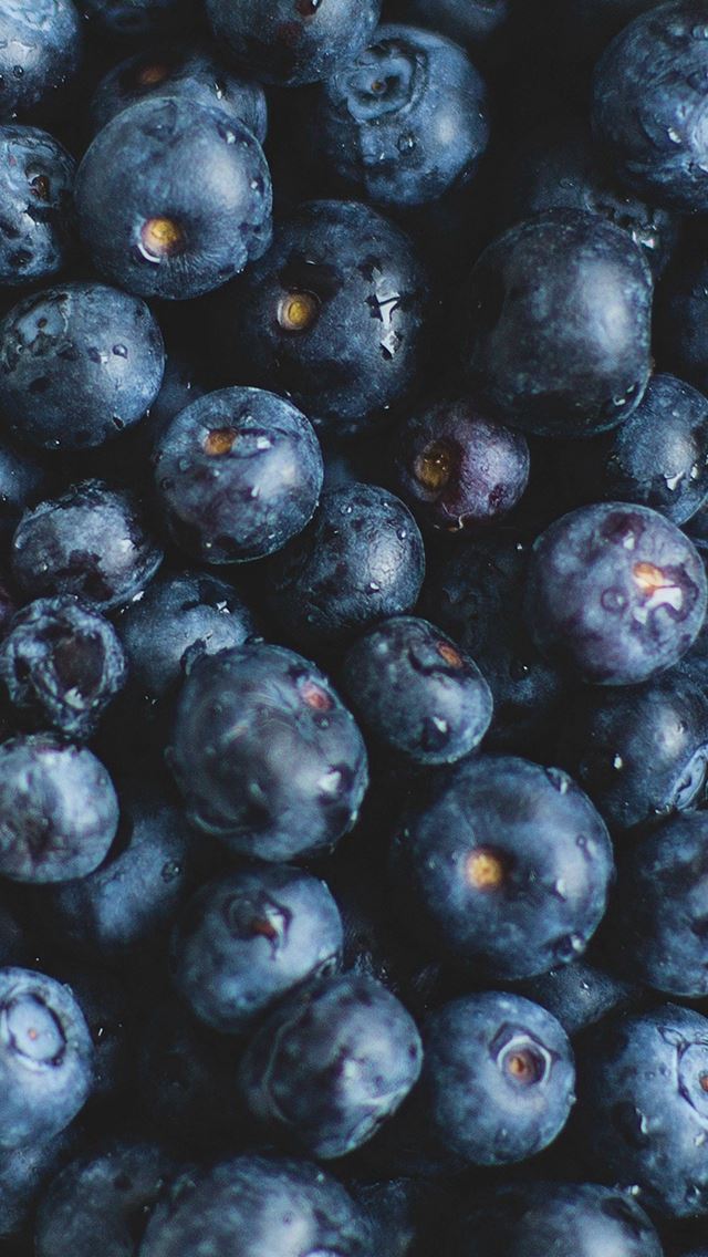 640x1136 Blue Berry Healthy Fruit Eat Food Nature -  iPhone Wallpaper