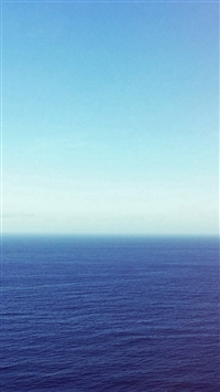 Calm Sea Blue Ocean Water Summer Day Nature wallpaper