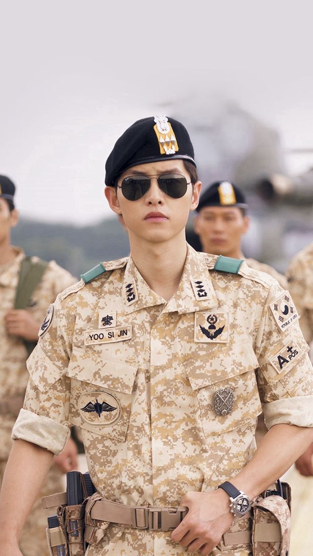 640x1136 Descendants Of The Sun Heygyo Joonggi Military - cool iPhone Wallpaper