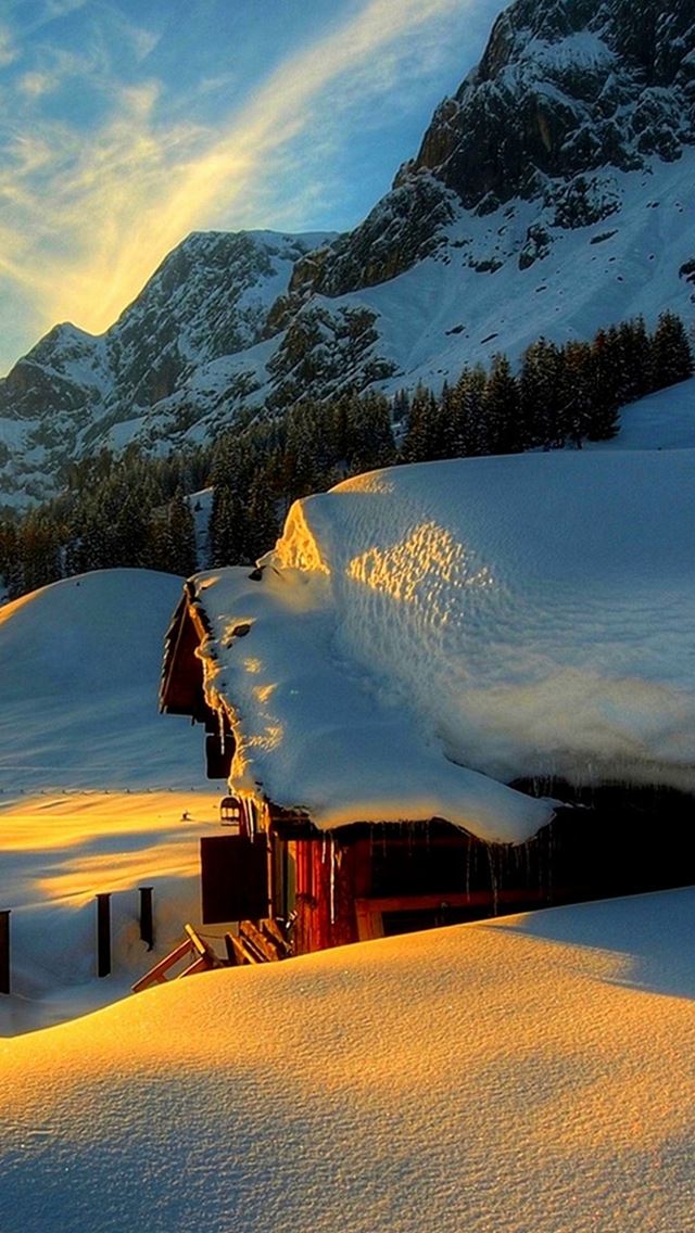 640x1136 House Sun Exposure  - hill iPhone Wallpaper