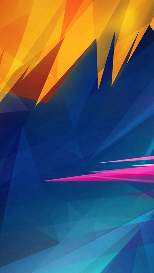 640x1136 Abstract Art Polygons Pattern - drawn iPhone Wallpaper